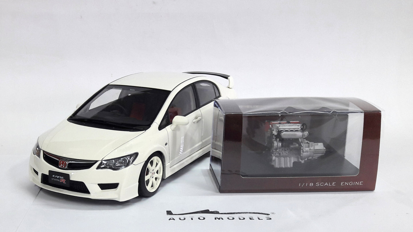 Motorhelix Honda Civic FD2 White w/Engine