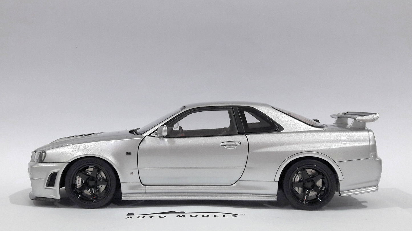 Motorhelix Nissan Skyline GTR R34 Z-Tune Silver
