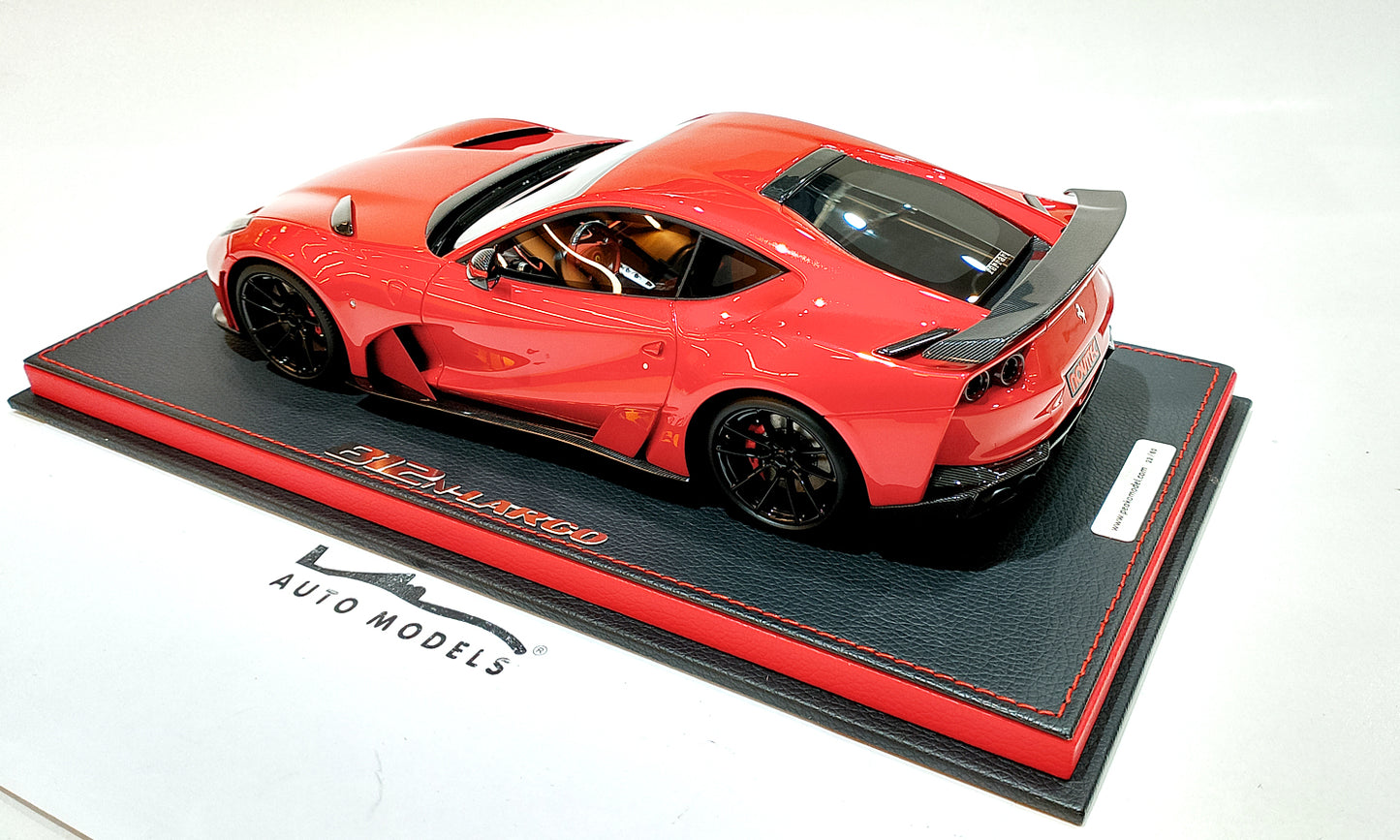 Peako Novitec Ferrari 812 N-Largo F1 Red w/Black Wheels Red
