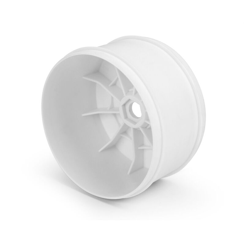 Proline Velocity 4.0" White Front or Rear Zero Offset Wheels for 1:8 Truck