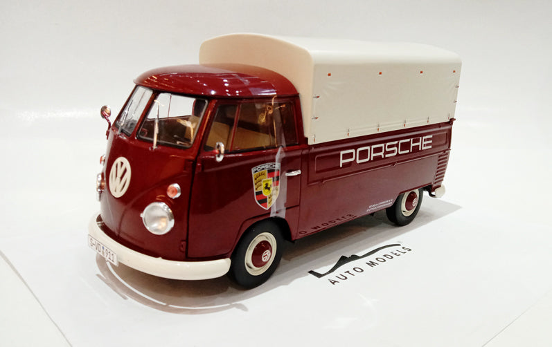 Solido Volkswagen T1 Pick-Up Porsche 1950 Red