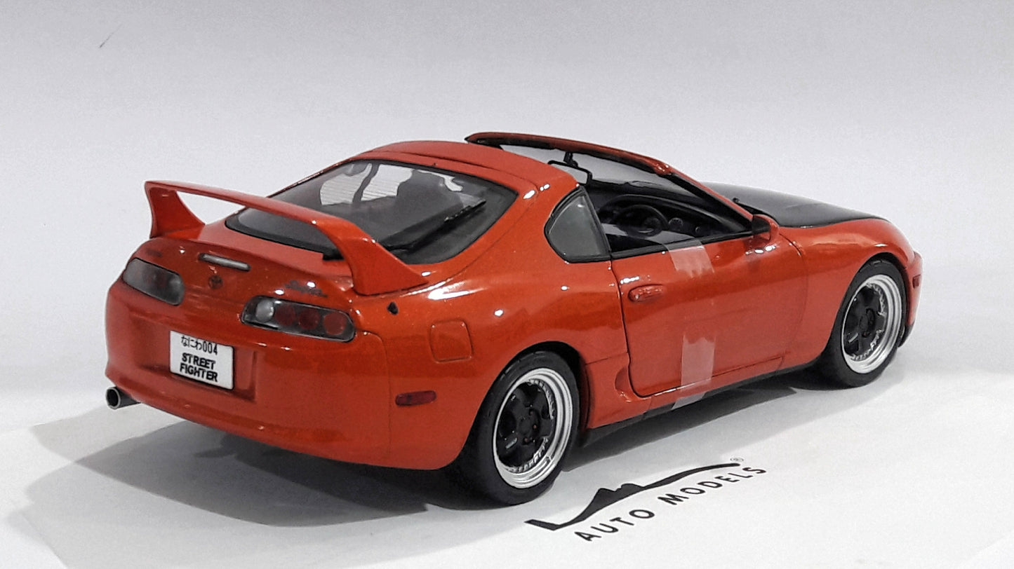 Solido Toyota Supra MK4 (A80) Stree Fighter 1993 Orange