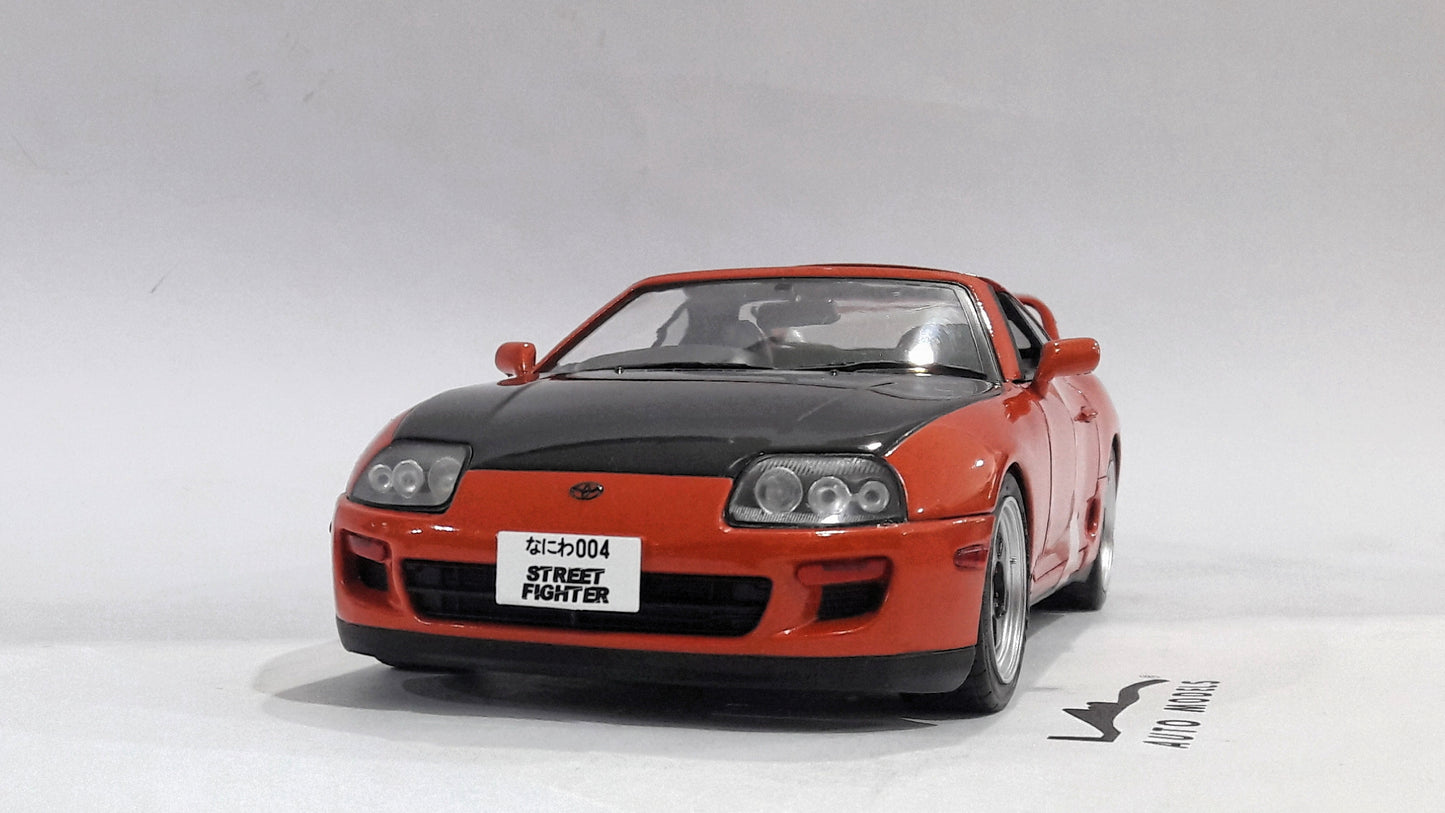 Solido Toyota Supra MK4 (A80) Stree Fighter 1993 Orange