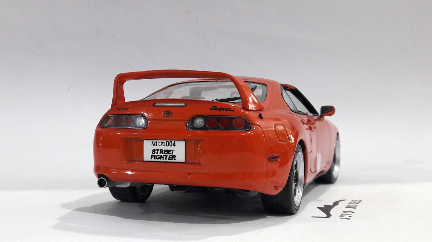 Solido Toyota Supra MK4 (A80) Stree Fighter 1993 Orange
