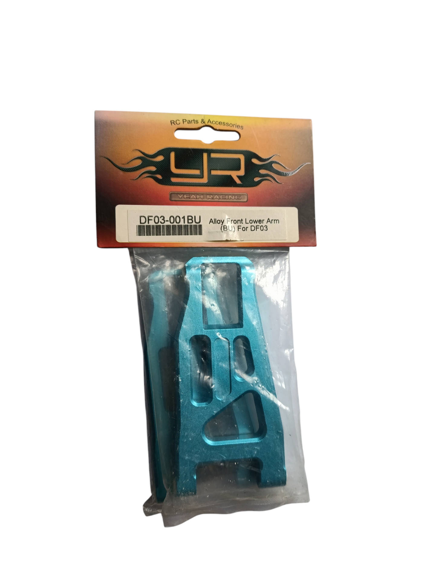 Yeah Racing Alloy Front Lower Arm Blue DF03
