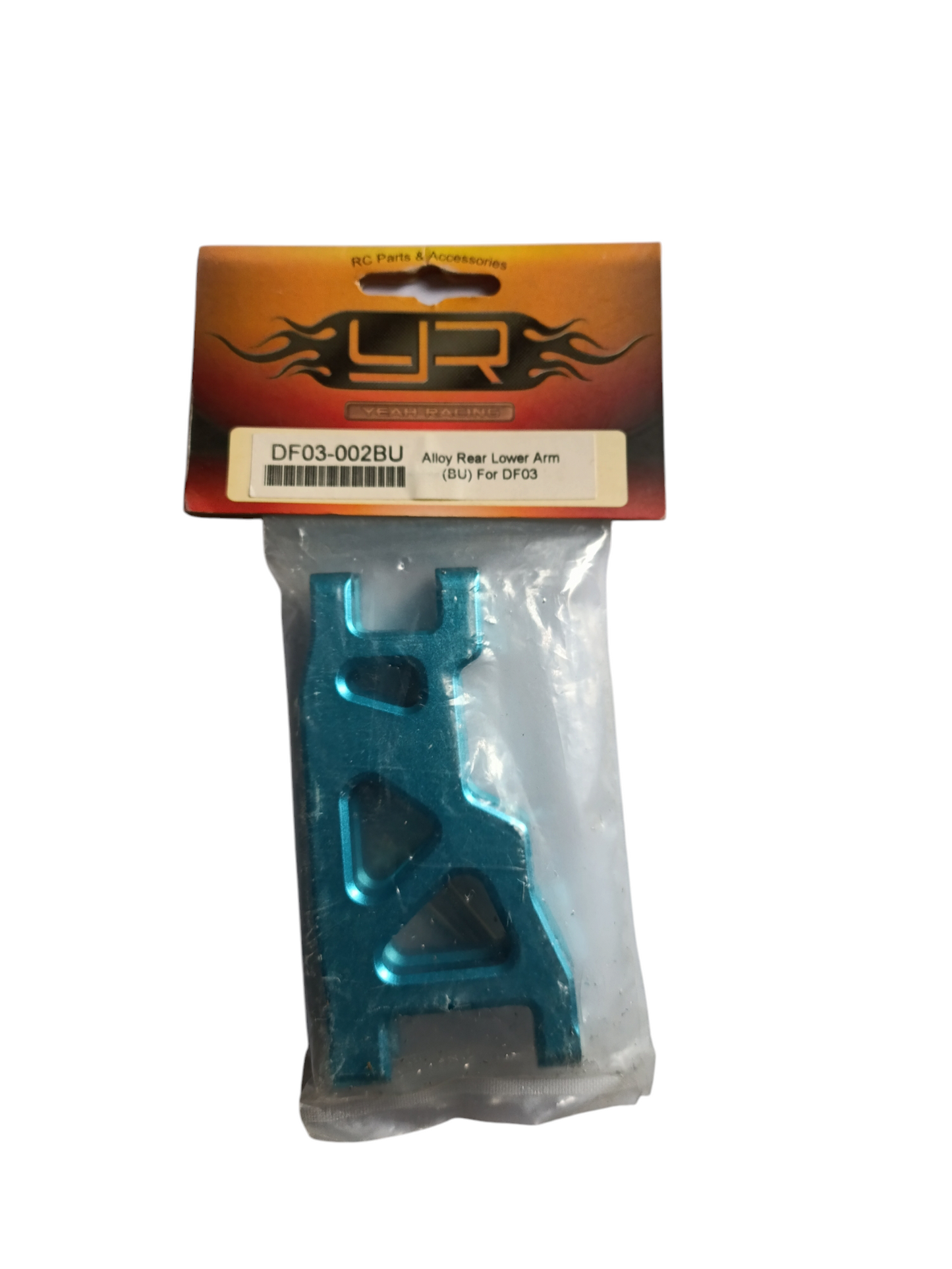 Yeah Racing Alloy Rear Lower Arm Blue DF03