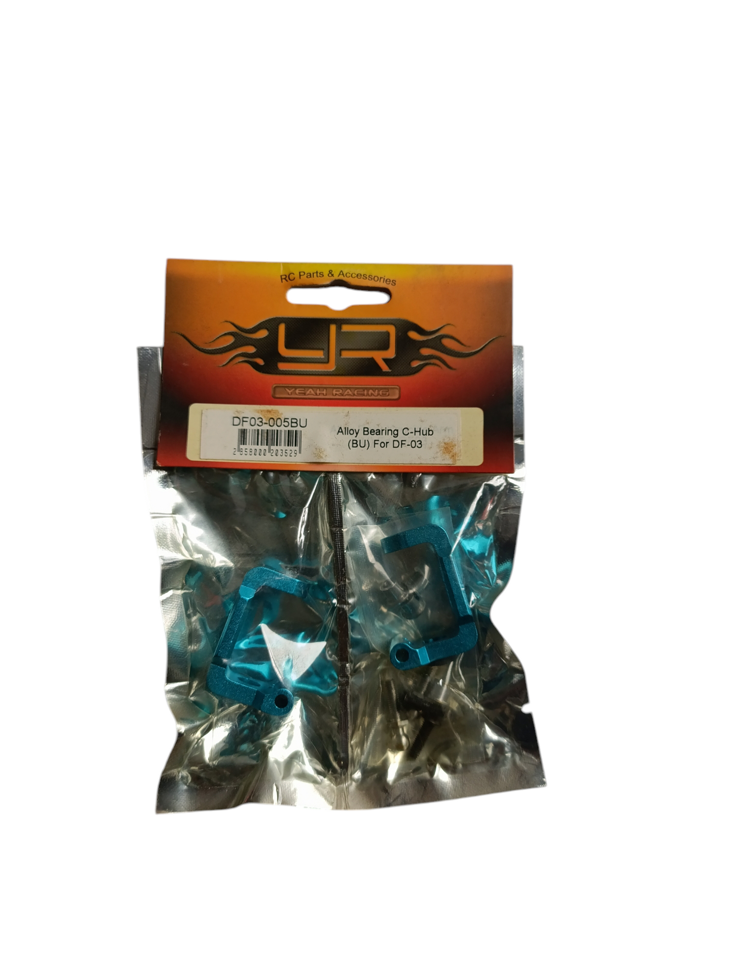 Yeah Racing Alloy Bearing C-Hub Blue DF03