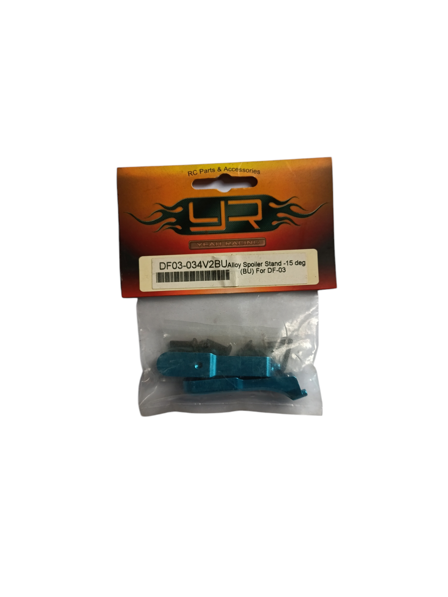 Yeah Racing Alloy Spoiler Stand 15 Deg Blue