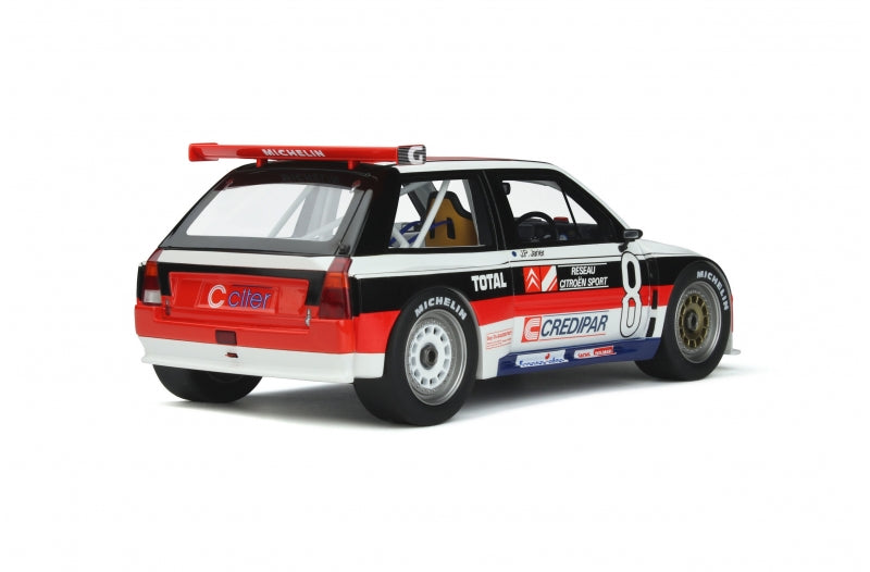 Ottomobile Citroen AX Super Production N.8 Ledemon Circuit 1988 Red White