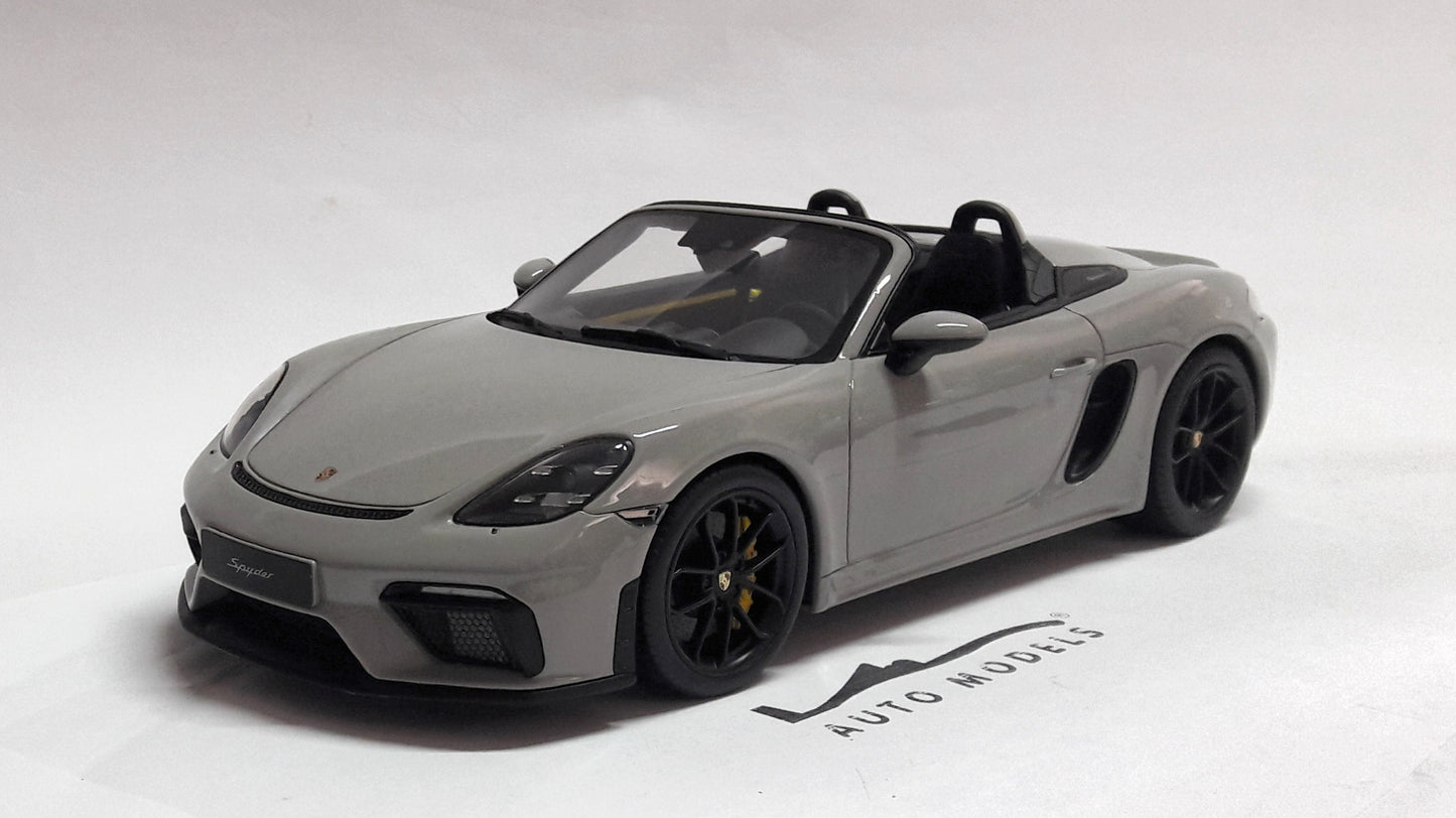 Porsche 718 Spyder Grey 2019