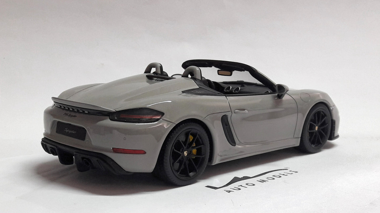 Porsche 718 Spyder Grey 2019