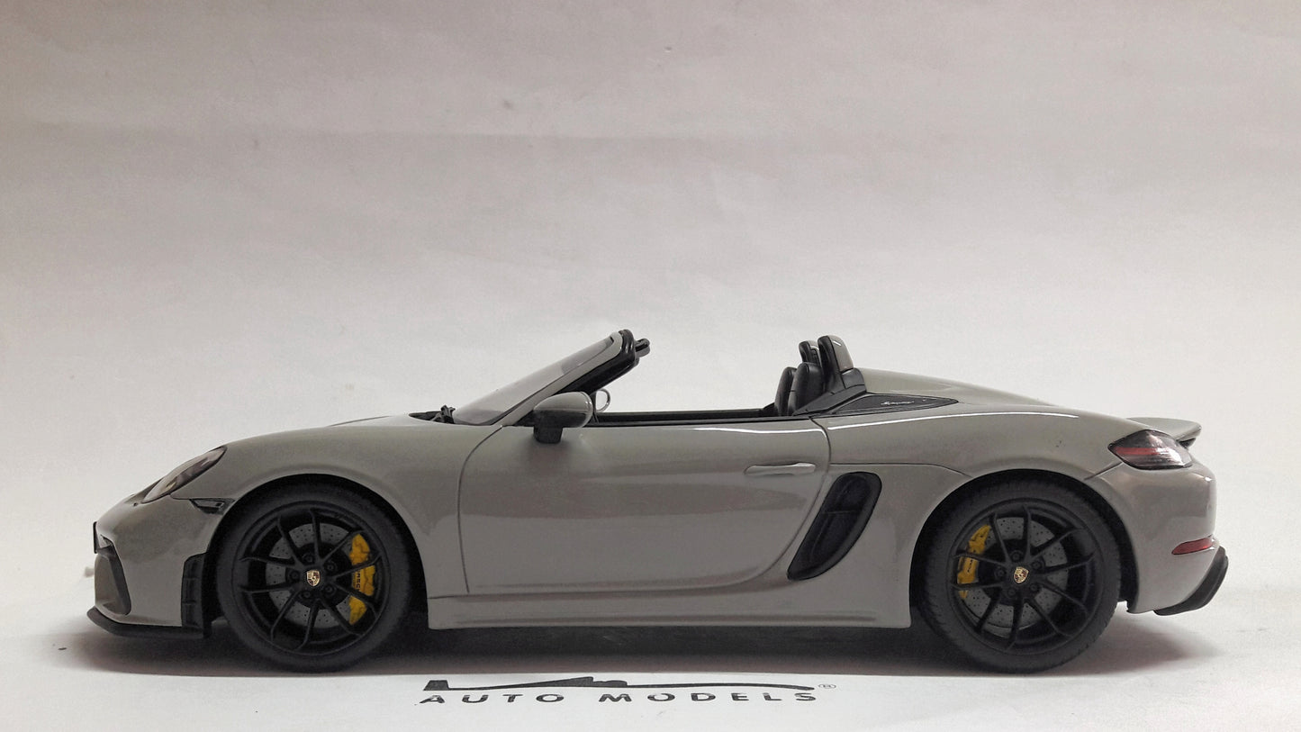 Porsche 718 Spyder Grey 2019