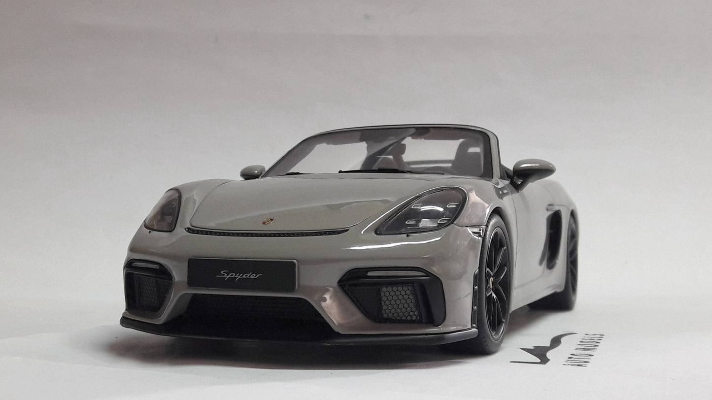 Porsche 718 Spyder Grey 2019