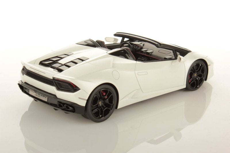 MR Collection Lamborghini Huracan LP580-2 RWD Spider 2016 Bianco Canopus