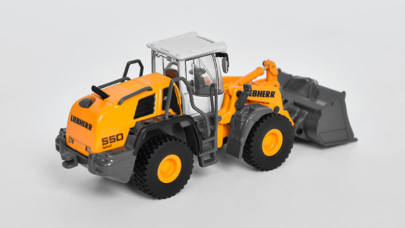 Schuco Liebherr Radiader 550 Yellow Grey