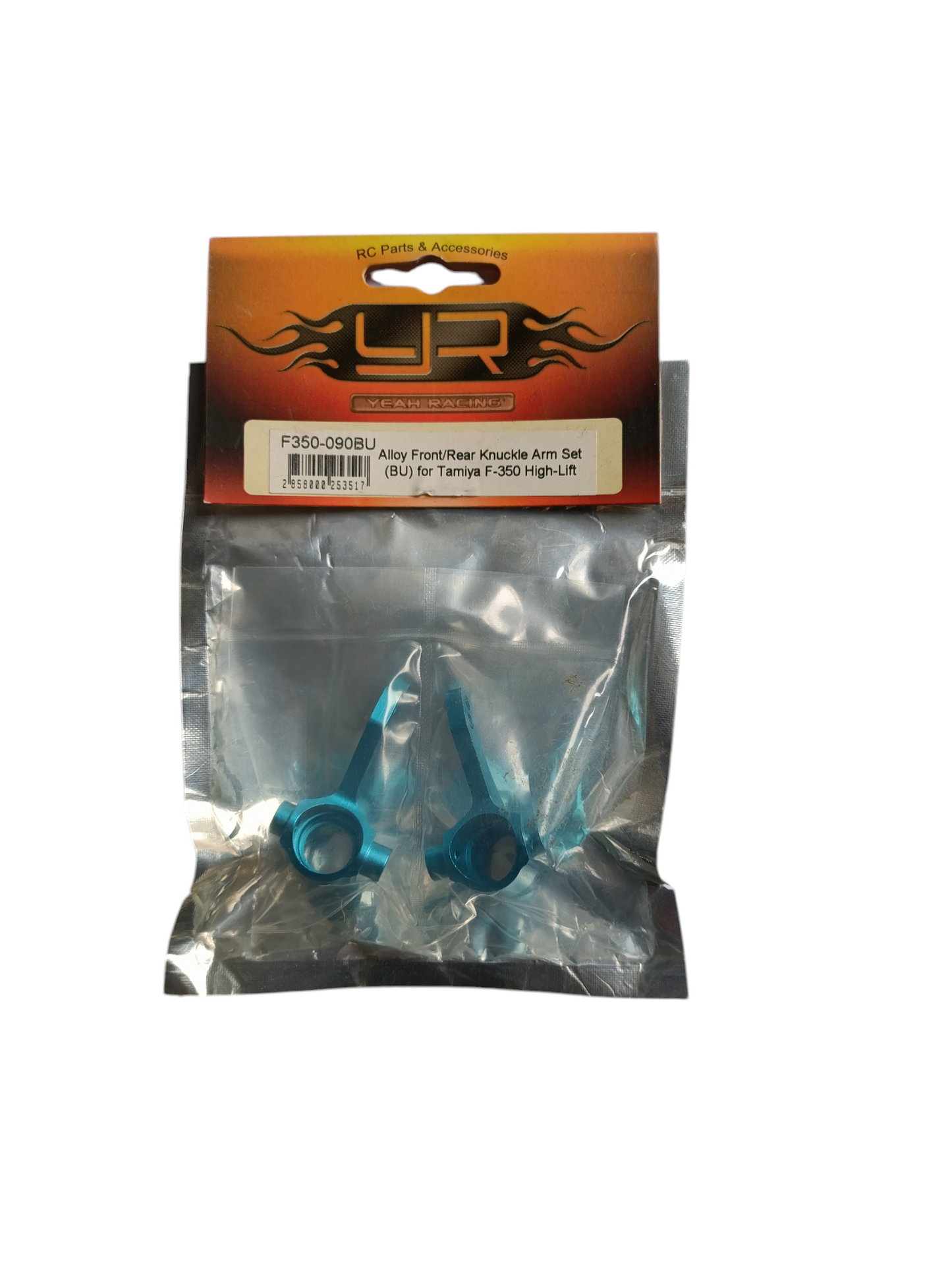 Yeah Racing Alloy F/R Knuckle Arm Set Blue F350