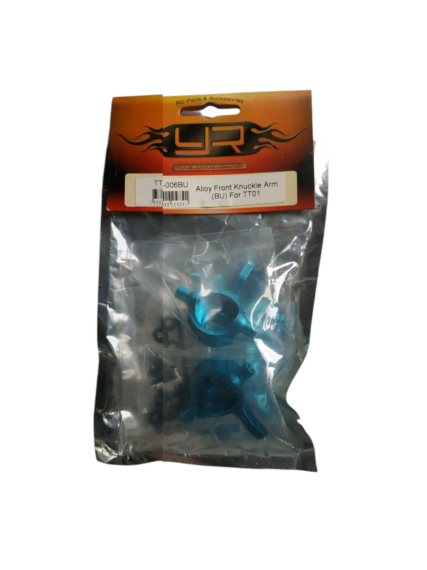 Alloy Front Knuckle Arm Blue TT DF03