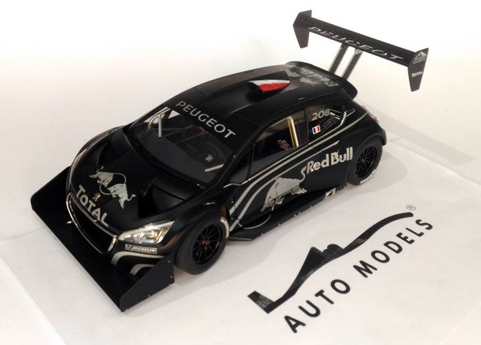 Autoart Peugeot 208 T16 Pikes Peak Presentation Car Black