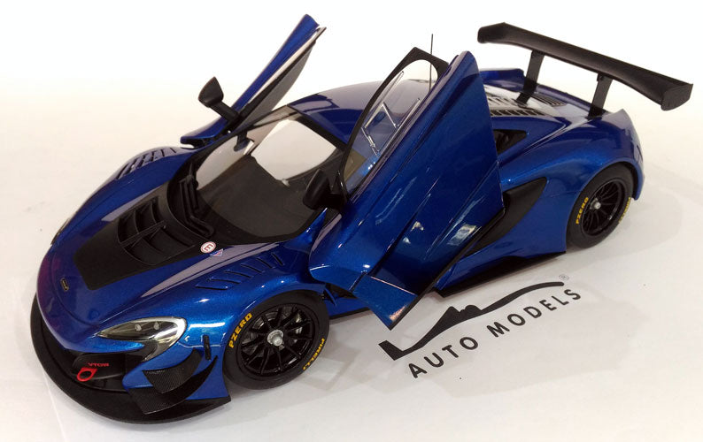 Autoart Mclaren 650S GT3 Blue/Black Accents