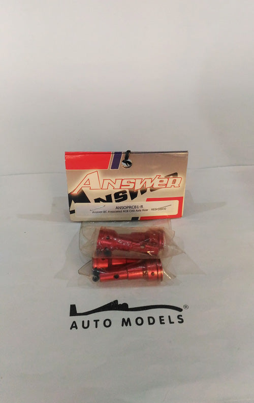 Answer RC Associated RC8 CVD Axle Rear-Red (2pcs)