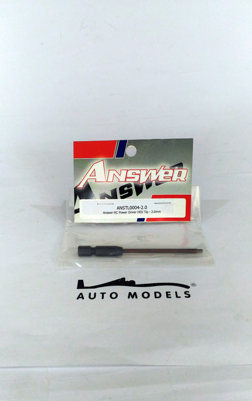 Answer RC Power Driver Hex Tool Tip 1pc 2.0mm