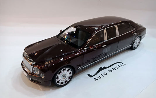 Almost Real Bentley Mulsanne Grand Limousine by Mulliner 2017 Burgundy