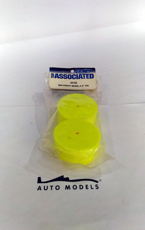 Team Associated B44 Front Wheel 2.2" Yellow
