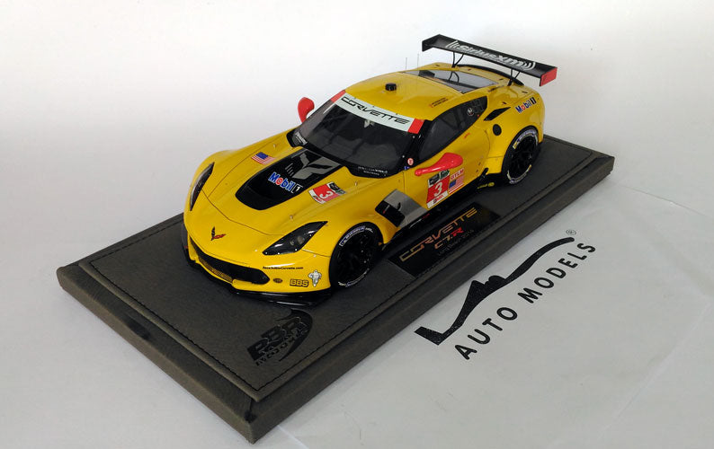 BBR Models Corvette C7 R.Long Beach 2014 Yellow