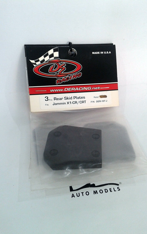 DERACING Rear Skid Plates For Jammin X1-CR/CRT