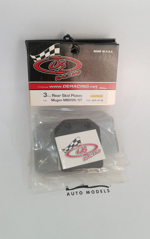 DERACING Rear Skid Plates For Mugen MBX5R/MBX5T