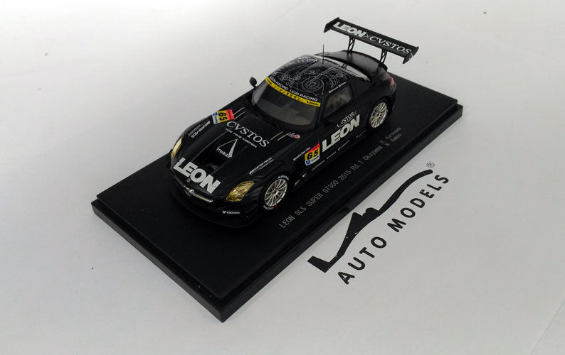 Ebbro Leon Merc-Benz SLS SGT300 2015 RD.1 Okayama Black
