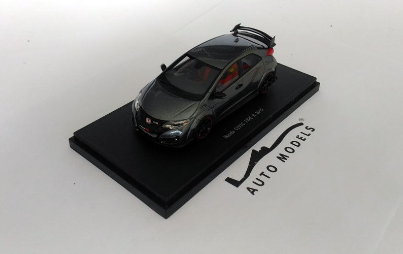 Ebbro Honda Civic Type R 2015 Polished Grey Metallic