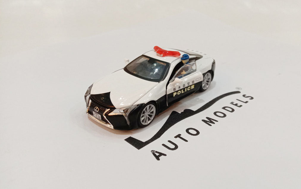 Era Car Lexus LC500 Tochigi Police Car White Black