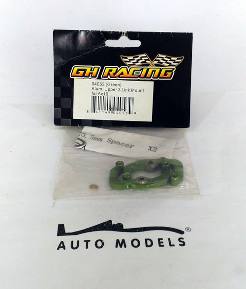 GH Racing Upper 3 Link Mount (Green) AX10