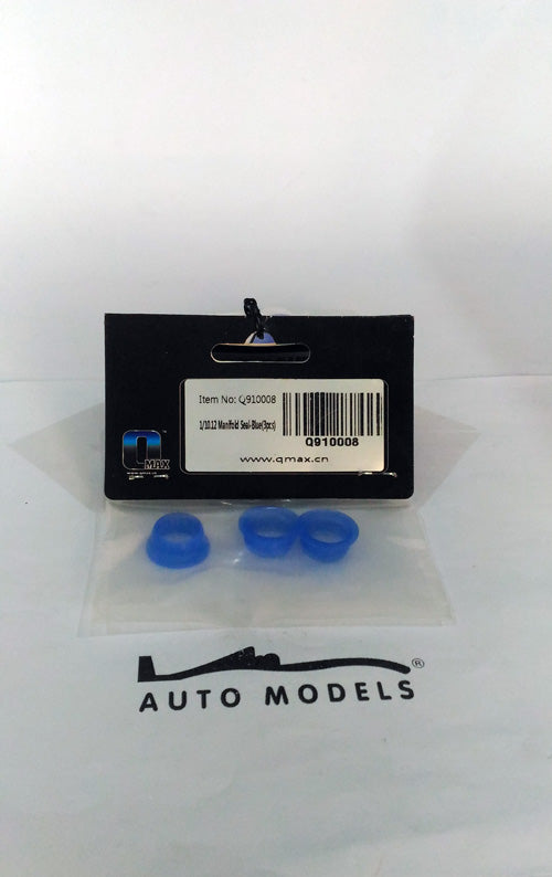 Imax RC Qmax 1/10. 12 Manifold Seal-Blue (3pcs)