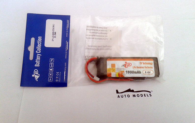 Intelect Power Battery 1600mAh 6.6V RX Pack w/ Futaba Connector