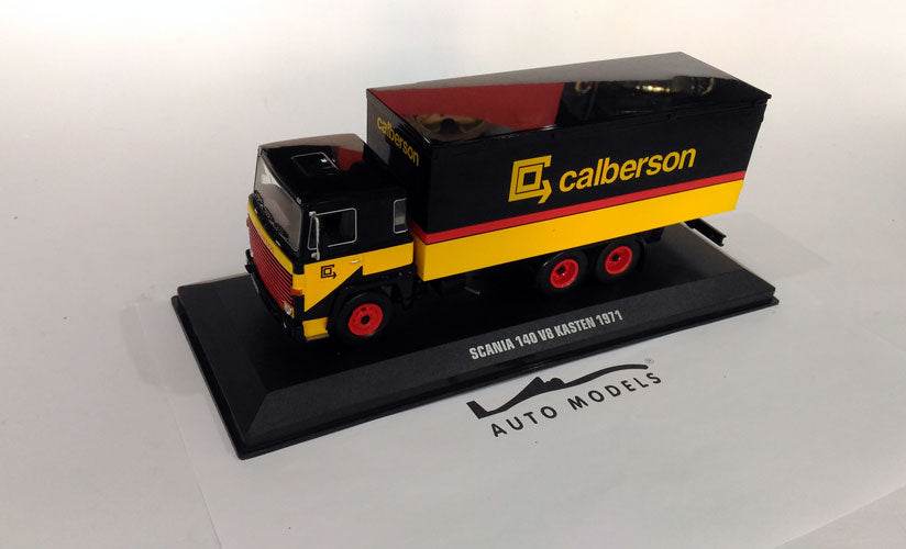 IXO Models Scania 140 V8 Calberson Transmission Black Yellow