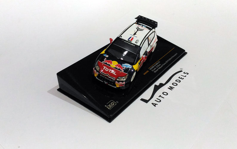 IXO Models Citroen C4 WRC #1 Rally De France 2010 White Redbull