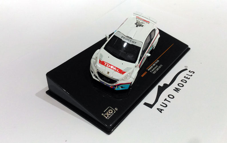 IXO Models Peugeot 208 T16 R5 Test Car 2013 White