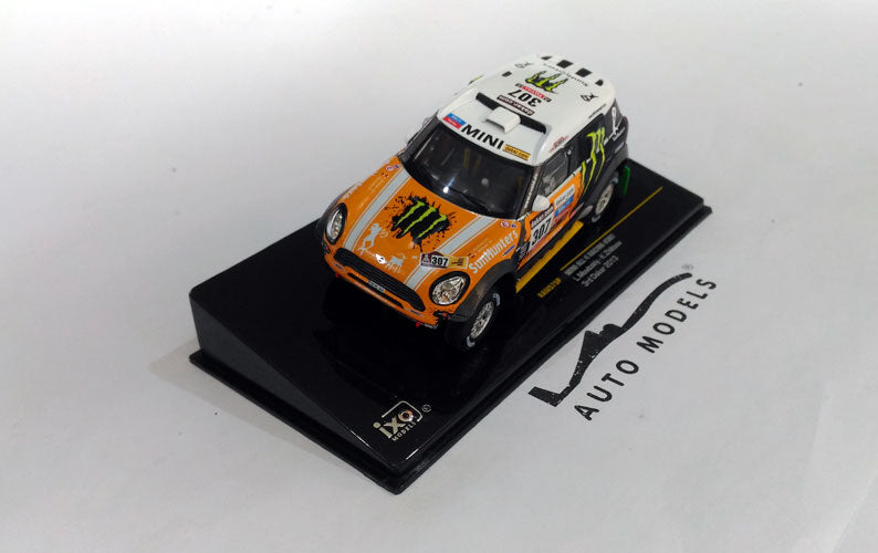 IXO Mini All 4 Racing #307 L.Movitsky-K.Zhiltsov White Orange