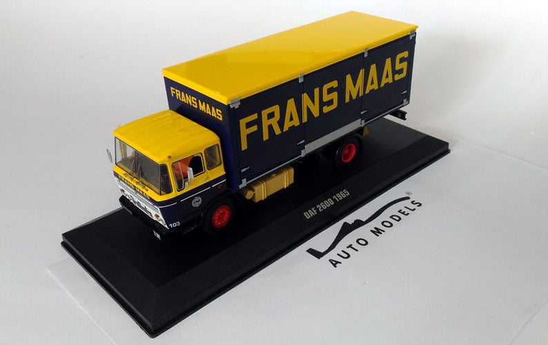 IXO Models DAFF 2600 Frans Maas (NL) Yellow Blue