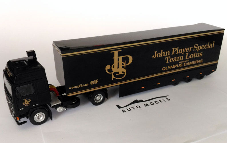 IXO Volvo F12 John Player Special Renntransporter Black