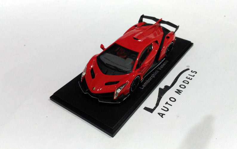 Kyosho Lamborghini Veneno Red Pearl with Red Line