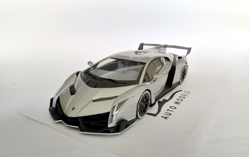 Kyosho Lamborghini Veneno Grey White Line