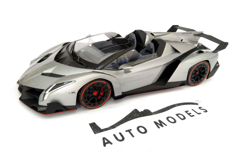 Kyosho Lamborghini Veneno Roadster Grey Red Line