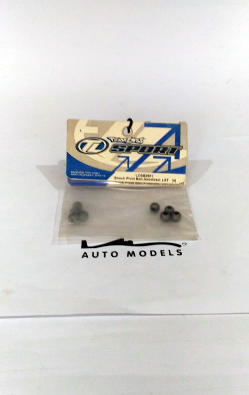 Team Losi Hard Anodized Shock Pivot Balls (4) LST LST2