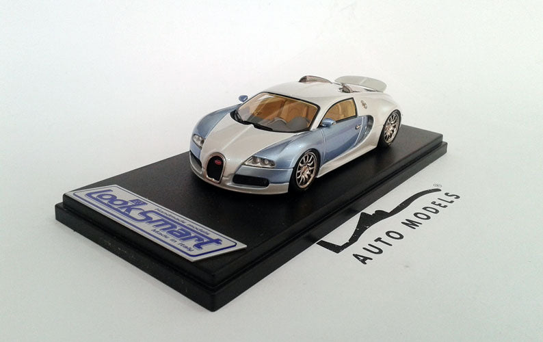 Looksmart Bugatti Veyron Monterey Quail Lodge 2006 White Blue