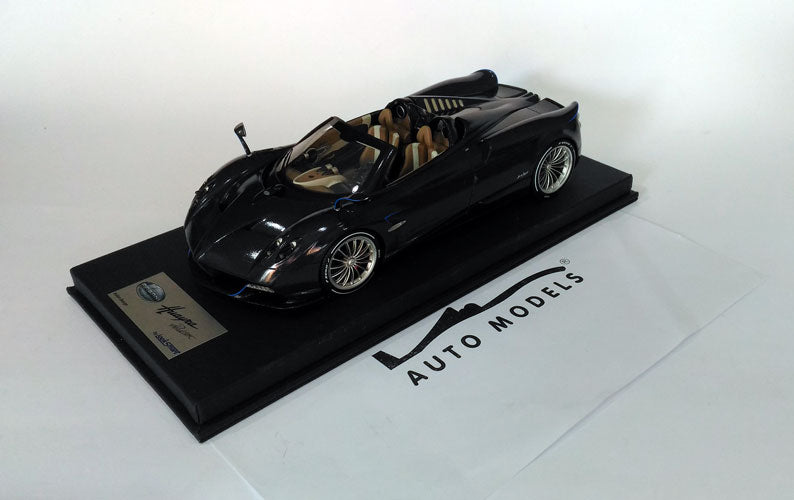 Looksmart Pagani Huayra Roadster 2017 Convertible Limited Edition 99 Pcs Matte Blue Carbon