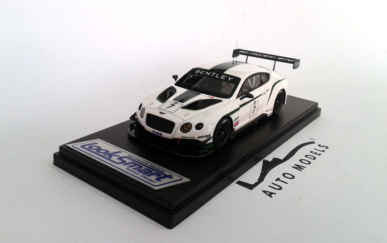 Looksmart Bentley Continental GT3 2013 12 Hours Pearl White Metallic