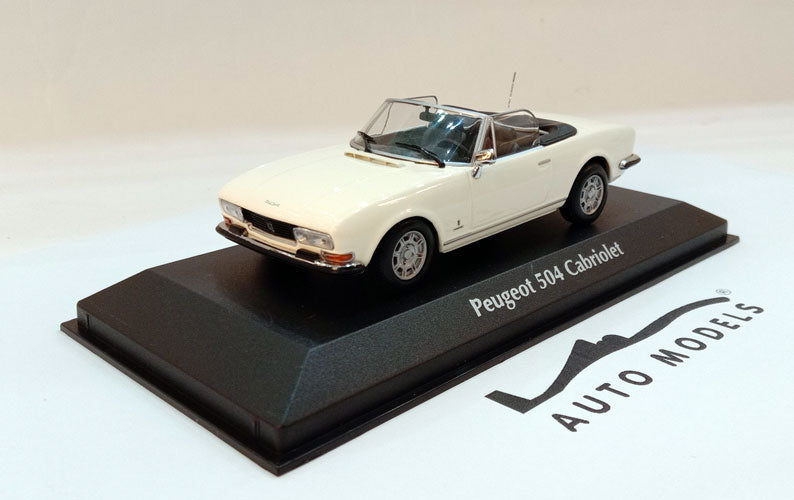 Minichamps Peugeot 504 Cabriolet 1977 White
